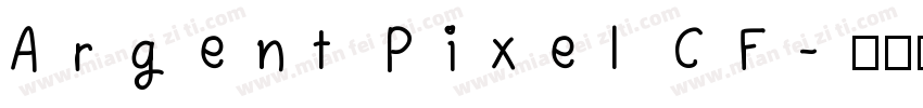 Argent Pixel CF字体转换